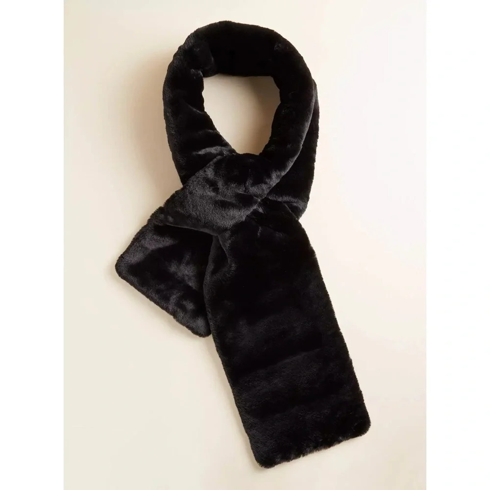 TORRID Fur Nylon Reversible Scarf
